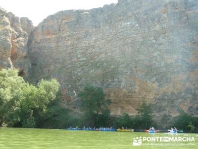 RUTA DE PIRAGÜISMO EN CANOA Y PIRAGÜA - HOCES DEL RÍO DURATÓN; senderos club de montaña